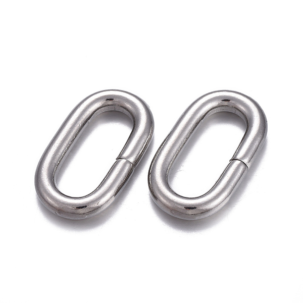 PandaHall 304 Stainless Steel Linking Rings, Quick Link Connectors, Oval, Stainless Steel Color, 27.5x16x4mm, Inner size: 8x20mm 304...
PandaHall 304 Stainless Steel Linking Rings, Quick Link Connectors, Oval, Stainless Steel Color, 27.5x16x4mm, Inner size: 8x20mm 304...