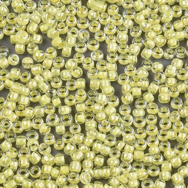 PandaHall 8/0 Glass Seed Beads, Transparent Inside Colours Luster, Round Hole, Round, Yellow, 8/0, 3~4x2~3mm, Hole: 0.8mm, about...
PandaHall 8/0 Glass Seed Beads, Transparent Inside Colours Luster, Round Hole, Round, Yellow, 8/0, 3~4x2~3mm, Hole: 0.8mm, about...