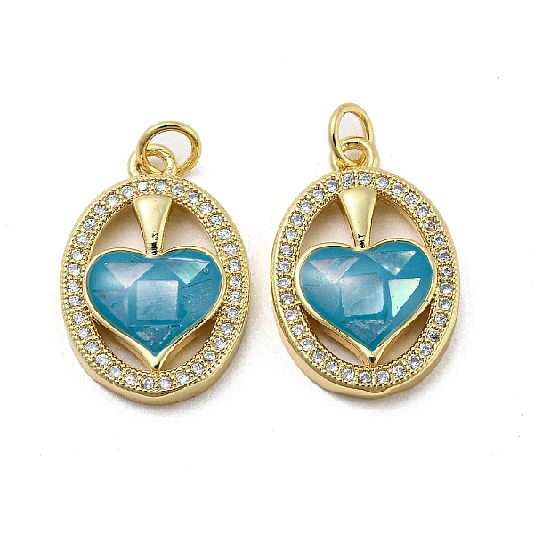 PandaHall Brass Micro Pave Cubic Zirconia Pendants, with Enamel Shell, Oval with Heart, Dark Turquoise, 21x14x4mm Brass+Cubic Zirconia+Shell...
PandaHall Brass Micro Pave Cubic Zirconia Pendants, with Enamel Shell, Oval with Heart, Dark Turquoise, 21x14x4mm Brass+Cubic Zirconia+Shell...