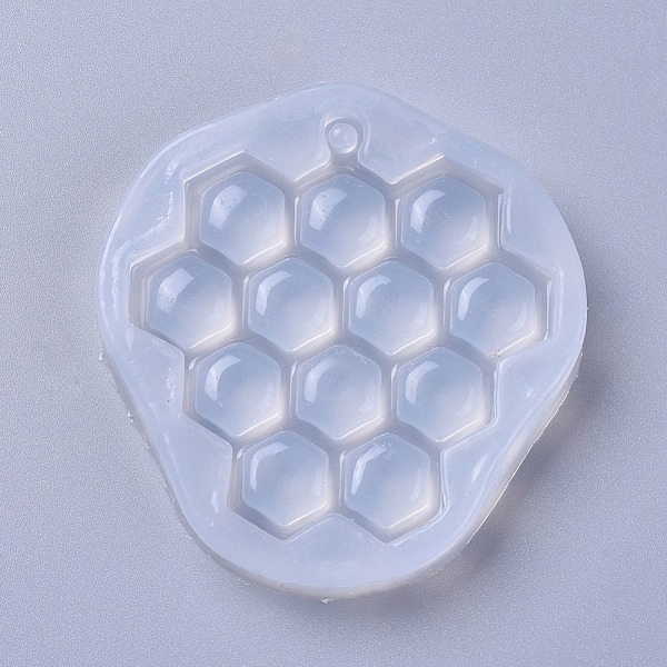PandaHall Pendant Silicone Molds, Resin Casting Molds, For UV Resin, Epoxy Resin Jewelry Making, Grape/Honeycomb, White, 55x53x9mm, Hole...
PandaHall Pendant Silicone Molds, Resin Casting Molds, For UV Resin, Epoxy Resin Jewelry Making, Grape/Honeycomb, White, 55x53x9mm, Hole...
