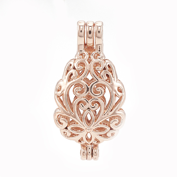 PandaHall Alloy Bead Cage Pendants, Hollow, teardrop, Rose Gold, 31.5x16x9mm, Hole: 3.5x2mm, Inner Measure: 20x14mm Alloy Teardrop
PandaHall Alloy Bead Cage Pendants, Hollow, teardrop, Rose Gold, 31.5x16x9mm, Hole: 3.5x2mm, Inner Measure: 20x14mm Alloy Teardrop