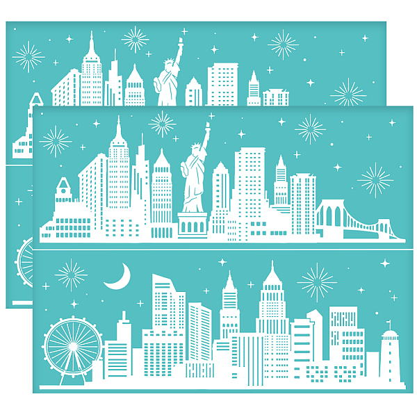 PandaHall Self-Adhesive Silk Screen Printing Stencil, for Painting on Wood, DIY Decoration T-Shirt Fabric, Turquoise, Statue of Liberty...
PandaHall Self-Adhesive Silk Screen Printing Stencil, for Painting on Wood, DIY Decoration T-Shirt Fabric, Turquoise, Statue of Liberty...