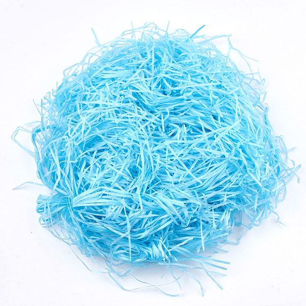 PandaHall Decorative Raffia Tissue Scraps Paper Packing Material, For Gift Filler, Deep Sky Blue, 2~4mm Raffia Blue
PandaHall Decorative Raffia Tissue Scraps Paper Packing Material, For Gift Filler, Deep Sky Blue, 2~4mm Raffia Blue