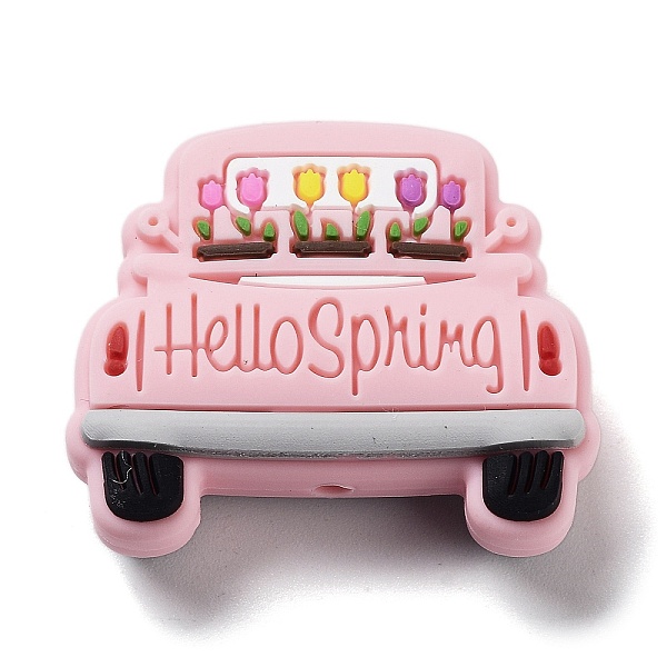 PandaHall Flower Car Silicone Beads, Pink, 26.5x31x9.5mm, Hole: 2.5mm Silicone Car Pink
PandaHall Flower Car Silicone Beads, Pink, 26.5x31x9.5mm, Hole: 2.5mm Silicone Car Pink