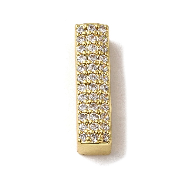PandaHall Brass Beads, with Clear Cubic Zirconia, Letter I, 20.5x5x5mm, Hole: 4.5x2.5mm Brass+Cubic Zirconia Letter I Clear
PandaHall Brass Beads, with Clear Cubic Zirconia, Letter I, 20.5x5x5mm, Hole: 4.5x2.5mm Brass+Cubic Zirconia Letter I Clear