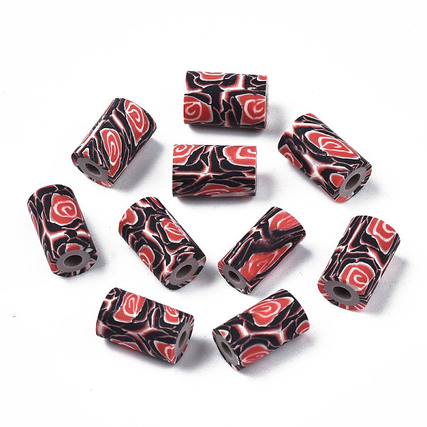 PandaHall Handmade Polymer Clay Beads, Column with Jewelry Crafts Pattern, Red, 11x6~7.5mm, Hole: 2~3mm Polymer Clay Column Red
PandaHall Handmade Polymer Clay Beads, Column with Jewelry Crafts Pattern, Red, 11x6~7.5mm, Hole: 2~3mm Polymer Clay Column Red