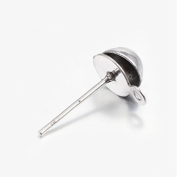 PandaHall 304 Stainless Steel Stud Earring Findings , Stainless Steel Color, 9x6x5mm, Pin: 0.8mm 304 Stainless Steel Others
PandaHall 304 Stainless Steel Stud Earring Findings , Stainless Steel Color, 9x6x5mm, Pin: 0.8mm 304 Stainless Steel Others
