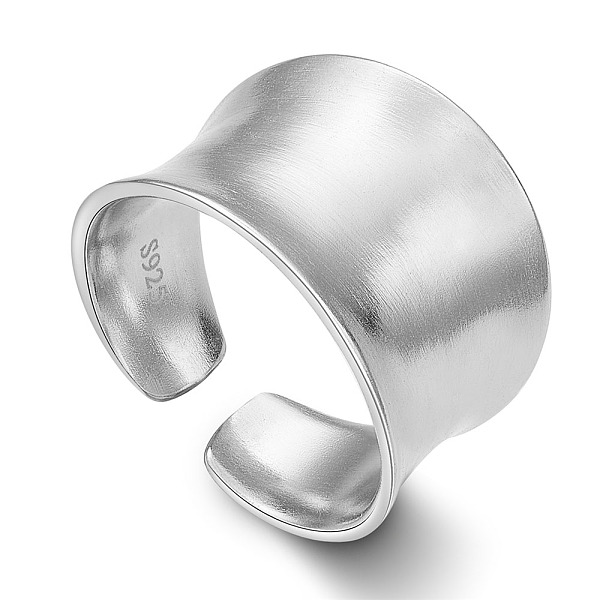 PandaHall SHEGRACE Rhodium Plated 925 Sterling Silver Cuff Rings, Open Rings, with 925 Stamp, Platinum, US Size 6(16.5mm) Sterling Silver
PandaHall SHEGRACE Rhodium Plated 925 Sterling Silver Cuff Rings, Open Rings, with 925 Stamp, Platinum, US Size 6(16.5mm) Sterling Silver