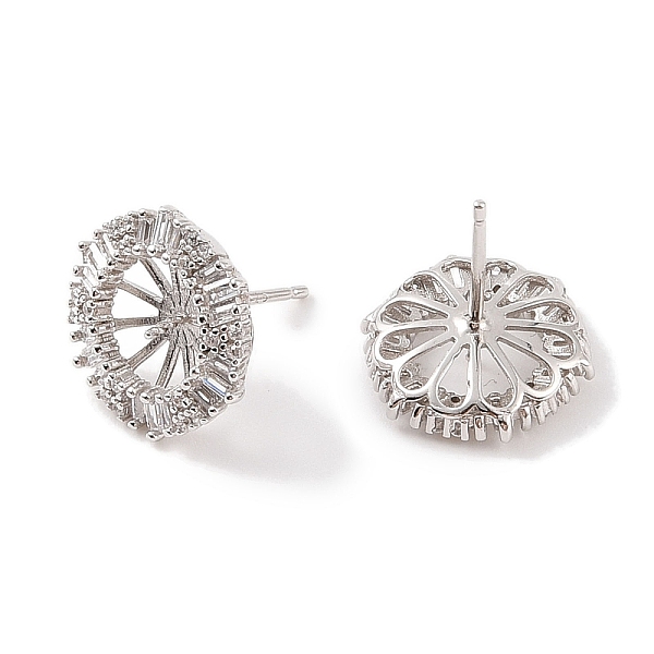 PandaHall 925 Sterling Silver Micro Pave Cubic Zirconia Earring Settings Findings, for Half Drilled Beads, Flat Round, Real Platinum Plated...
PandaHall 925 Sterling Silver Micro Pave Cubic Zirconia Earring Settings Findings, for Half Drilled Beads, Flat Round, Real Platinum Plated...