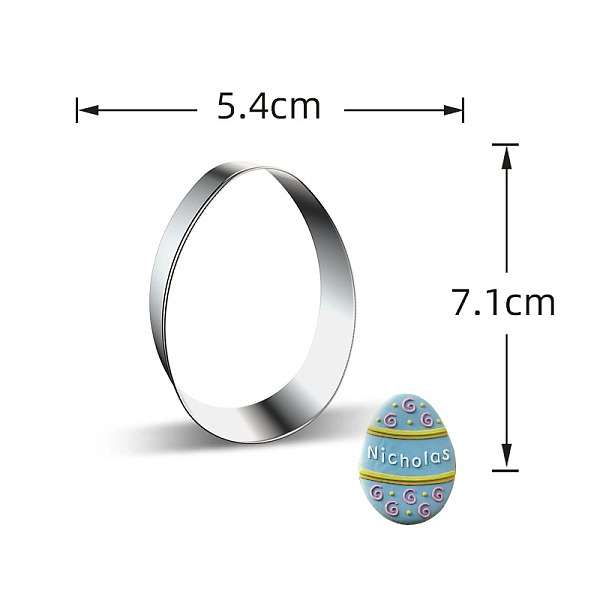 PandaHall Easter Theme Stainless Steel Cookie Cutters, Cookies Moulds, DIY Biscuit Baking Tools, Stainless Steel Color, Egg Pattern...
PandaHall Easter Theme Stainless Steel Cookie Cutters, Cookies Moulds, DIY Biscuit Baking Tools, Stainless Steel Color, Egg Pattern...