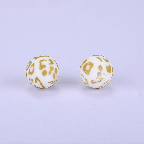 PandaHall Printed Round with Leopard Print Pattern Silicone Focal Beads, Light Yellow, 15x15mm, Hole: 2mm Silicone Round
PandaHall Printed Round with Leopard Print Pattern Silicone Focal Beads, Light Yellow, 15x15mm, Hole: 2mm Silicone Round
