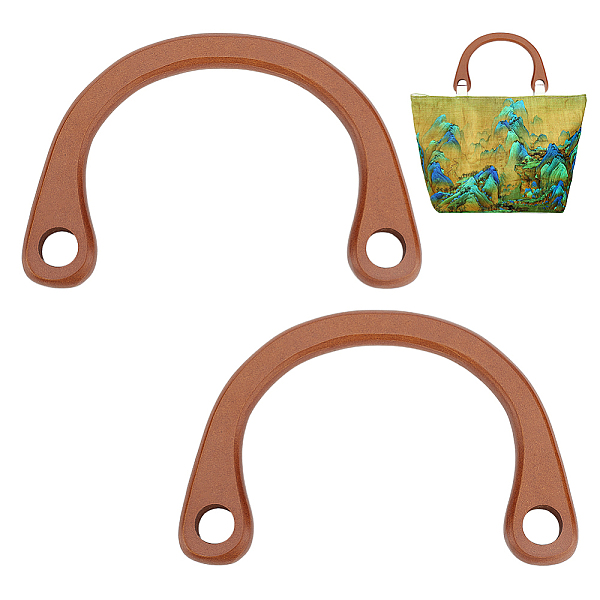 PandaHall Wooden Bag Handles, Arch, Sienna, 11.5x17.8x1.2cm, Hole: 17mm Wood Arch Brown
PandaHall Wooden Bag Handles, Arch, Sienna, 11.5x17.8x1.2cm, Hole: 17mm Wood Arch Brown