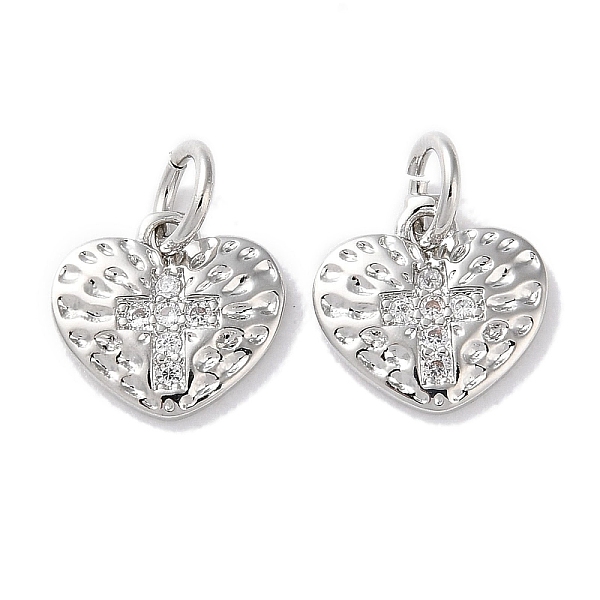 PandaHall Rack Plating Brass Micro Pave Clear Cubic Zirconia Pendants, Long-Lasting Plated, Lead Free & Cadmium Free, Heart, Platinum...
PandaHall Rack Plating Brass Micro Pave Clear Cubic Zirconia Pendants, Long-Lasting Plated, Lead Free & Cadmium Free, Heart, Platinum...