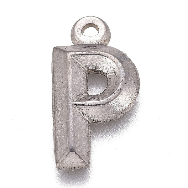 PandaHall 304 Stainless Steel Pendants, Alphabet, Letter.P, 16x8.5x2mm, Hole: 1.2mm 304 Stainless Steel Letter P
PandaHall 304 Stainless Steel Pendants, Alphabet, Letter.P, 16x8.5x2mm, Hole: 1.2mm 304 Stainless Steel Letter P