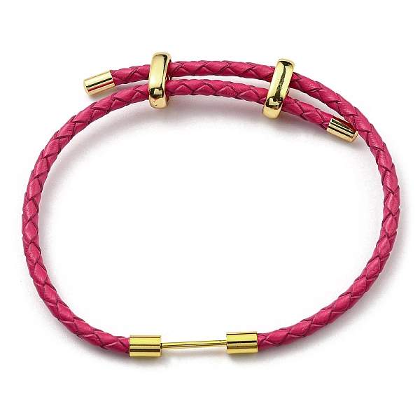 PandaHall Brass Column Bar Link Bracelet with Leather Cords, Adjustable Bracelet for Women, Cerise, Inner Diameter: 5/8~3 inch(1.6~7.5cm)..., Red
PandaHall Brass Column Bar Link Bracelet with Leather Cords, Adjustable Bracelet for Women, Cerise, Inner Diameter: 5/8~3 inch(1.6~7.5cm)..., Red