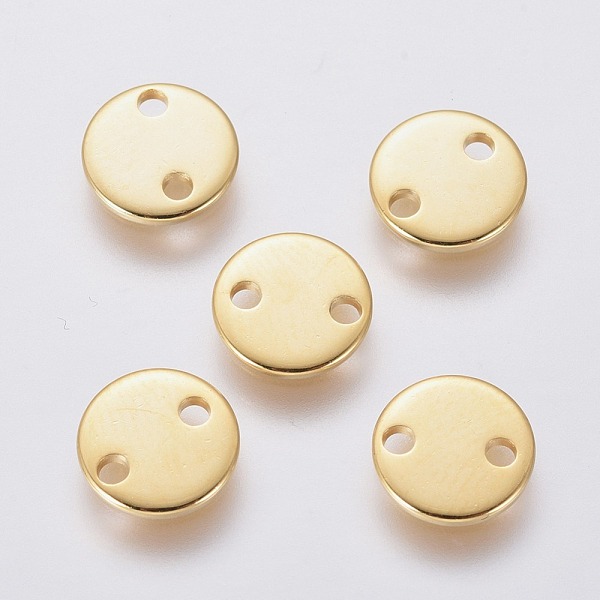 PandaHall 201 Stainless Steel Links connectors, Flat Round, Golden, 8x1mm, Hole: 1.4mm 201 Stainless Steel Flat Round
PandaHall 201 Stainless Steel Links connectors, Flat Round, Golden, 8x1mm, Hole: 1.4mm 201 Stainless Steel Flat Round
