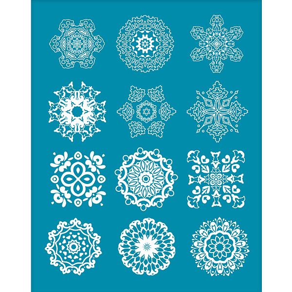 PandaHall Silk Screen Printing Stencil, for Painting on Wood, DIY Decoration T-Shirt Fabric, Flower Pattern, 100x127mm Nylon Flower Cyan
PandaHall Silk Screen Printing Stencil, for Painting on Wood, DIY Decoration T-Shirt Fabric, Flower Pattern, 100x127mm Nylon Flower Cyan