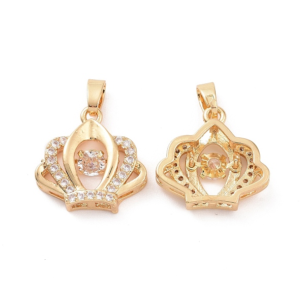 PandaHall Brass Micro Pave Clear Cubic Zirconia Pendants, Crown Charm, Real 18K Gold Plated, 16x16x4.3mm, Hole: 5x2.7mm Brass+Cubic Zirconia...
PandaHall Brass Micro Pave Clear Cubic Zirconia Pendants, Crown Charm, Real 18K Gold Plated, 16x16x4.3mm, Hole: 5x2.7mm Brass+Cubic Zirconia...