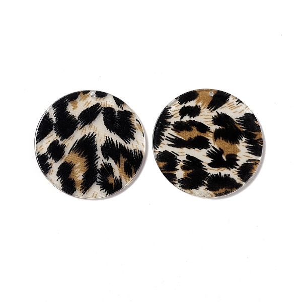PandaHall Transparent Acrylic Pendants, Flat Round with Leopard Print Pattern, Antique White, 44.5x2mm, Hole: 1.8mm Acrylic Flat Round
PandaHall Transparent Acrylic Pendants, Flat Round with Leopard Print Pattern, Antique White, 44.5x2mm, Hole: 1.8mm Acrylic Flat Round