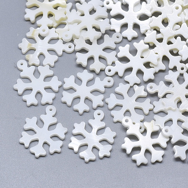 PandaHall Freshwater Shell Pendants, Carved Snowflake, For Christmas, Seashell Color, 20x15x2mm, Hole: 1mm Freshwater Shell Snowflake
PandaHall Freshwater Shell Pendants, Carved Snowflake, For Christmas, Seashell Color, 20x15x2mm, Hole: 1mm Freshwater Shell Snowflake
