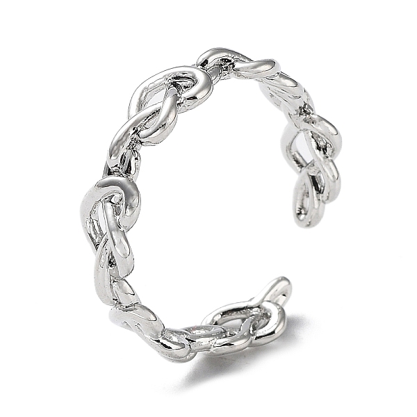 PandaHall Brass Open Cuff Rings for Women, Heart Knot, Platinum, Inner Diameter: 16mm Brass Heart
PandaHall Brass Open Cuff Rings for Women, Heart Knot, Platinum, Inner Diameter: 16mm Brass Heart