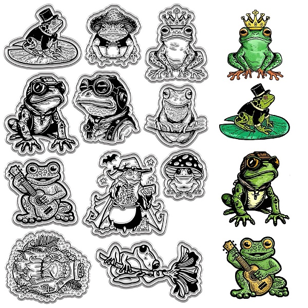 PandaHall Custom PVC Plastic Clear Stamps, for DIY Scrapbooking, Photo Album Decorative, Cards Making, Stamp Sheets, Film Frame, Frog...
PandaHall Custom PVC Plastic Clear Stamps, for DIY Scrapbooking, Photo Album Decorative, Cards Making, Stamp Sheets, Film Frame, Frog...