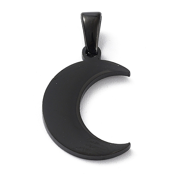 PandaHall Ion Plating(IP) 304 Stainless Steel Pendants, Moon, Black, 17.5x12.5x1.5mm, Hole: 3.5x6.5mm 304 Stainless Steel Moon
PandaHall Ion Plating(IP) 304 Stainless Steel Pendants, Moon, Black, 17.5x12.5x1.5mm, Hole: 3.5x6.5mm 304 Stainless Steel Moon