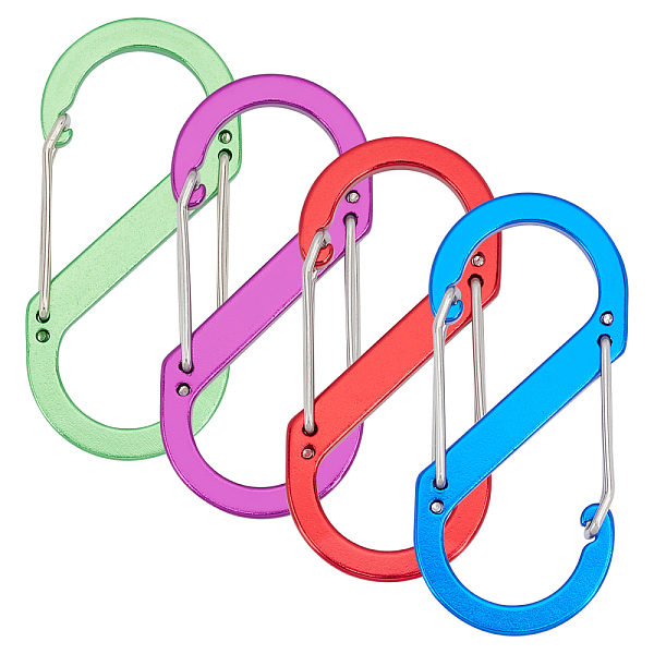 PandaHall CHGCRAFT 4Pcs 4 Colors Aluminium Alloy Rock Climbing Carabiners, Key Clasps, for Camping Hiking Fishing Traveling Backpack Bottle..., Multicolor
PandaHall CHGCRAFT 4Pcs 4 Colors Aluminium Alloy Rock Climbing Carabiners, Key Clasps, for Camping Hiking Fishing Traveling Backpack Bottle..., Multicolor