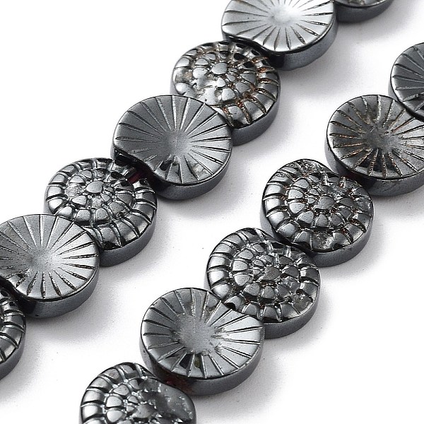 PandaHall Synthetic Non-Magnetic Hematite Beads Strands, Spiral Shell Shape, 10x9x3.5mm, Hole: 1mm, about 46pcs/strand, 15.67 inch(39.8cm)...
PandaHall Synthetic Non-Magnetic Hematite Beads Strands, Spiral Shell Shape, 10x9x3.5mm, Hole: 1mm, about 46pcs/strand, 15.67 inch(39.8cm)...
