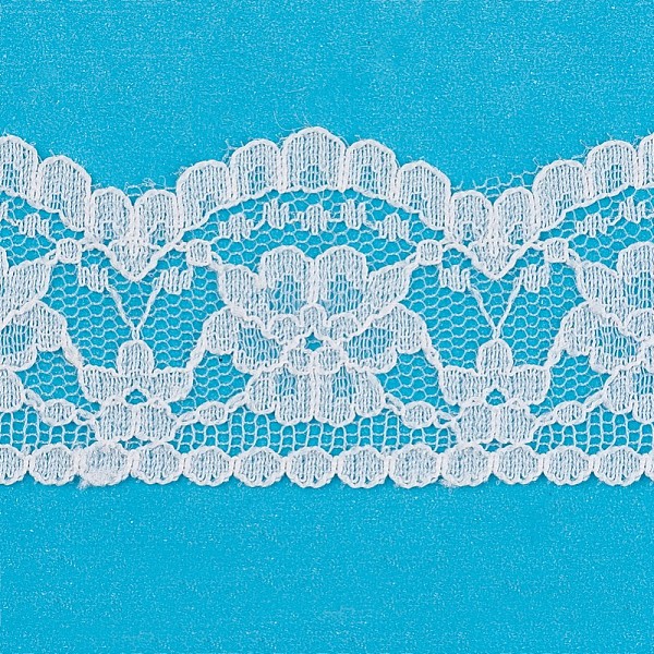 PandaHall Lace Trim Nylon Ribbon for Jewelry Making, White, 1-1/4 inch(33mm), about 300yards/roll Nylon White
PandaHall Lace Trim Nylon Ribbon for Jewelry Making, White, 1-1/4 inch(33mm), about 300yards/roll Nylon White