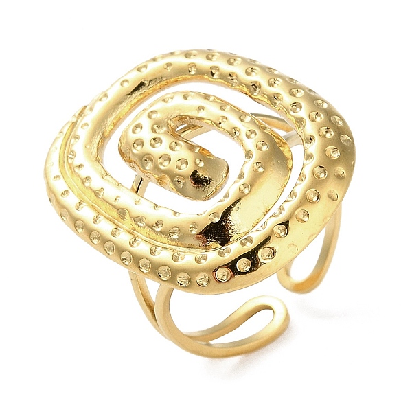 PandaHall 304 Stainless Steel Finger Rings, Real 18K Gold Plated, Rectangle, US Size 6 3/4(17.1mm) 304 Stainless Steel Rectangle
PandaHall 304 Stainless Steel Finger Rings, Real 18K Gold Plated, Rectangle, US Size 6 3/4(17.1mm) 304 Stainless Steel Rectangle