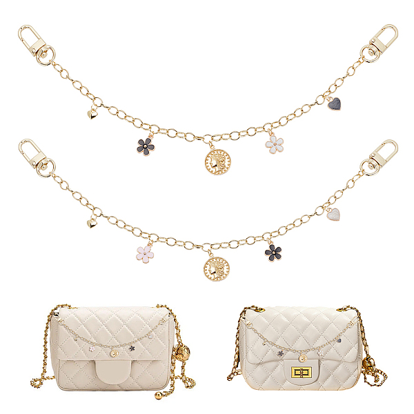 PandaHall WADORN 2pcs Short Handbag Chain Strap, 12.5 Inch Purse Strap Extender Metal Chains Bag Handle Enamel Handbag Chain Charm..., Multicolor
PandaHall WADORN 2pcs Short Handbag Chain Strap, 12.5 Inch Purse Strap Extender Metal Chains Bag Handle Enamel Handbag Chain Charm..., Multicolor
