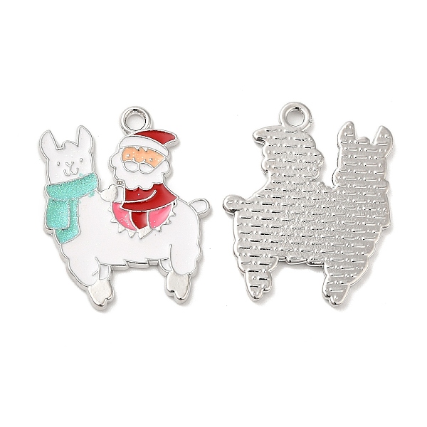 PandaHall Christmas Alloy Enamel Pendants, Long-Lasting Plated, with Glitter Powder, Cadmium Free & Nickel Free & Lead Free, Platinum, Santa...
PandaHall Christmas Alloy Enamel Pendants, Long-Lasting Plated, with Glitter Powder, Cadmium Free & Nickel Free & Lead Free, Platinum, Santa...