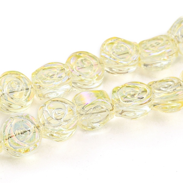 PandaHall Full Rainbow Plated Electroplate Transparent Glass Beads Strands, Rose, Light Goldenrod Yellow, 6x7x3.5mm, Hole: 1mm, about...
PandaHall Full Rainbow Plated Electroplate Transparent Glass Beads Strands, Rose, Light Goldenrod Yellow, 6x7x3.5mm, Hole: 1mm, about...