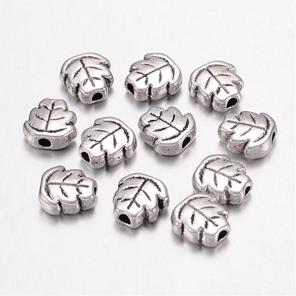 PandaHall Tibetan Style Alloy Beads, Lead Free and Cadmium Free, Leaf, Antique Silver, about 7mm long, 7mm wide, 3mm thick, hole: 1mm Alloy...
PandaHall Tibetan Style Alloy Beads, Lead Free and Cadmium Free, Leaf, Antique Silver, about 7mm long, 7mm wide, 3mm thick, hole: 1mm Alloy...