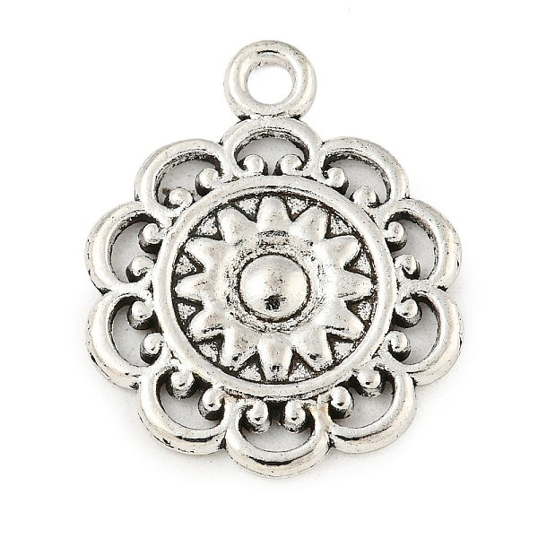 PandaHall Flower Tibetan Style Alloy Pendants, Cadmium Free & Lead Free, Antique Silver, 20x2mm, Hole: 2mm Alloy Flower
PandaHall Flower Tibetan Style Alloy Pendants, Cadmium Free & Lead Free, Antique Silver, 20x2mm, Hole: 2mm Alloy Flower