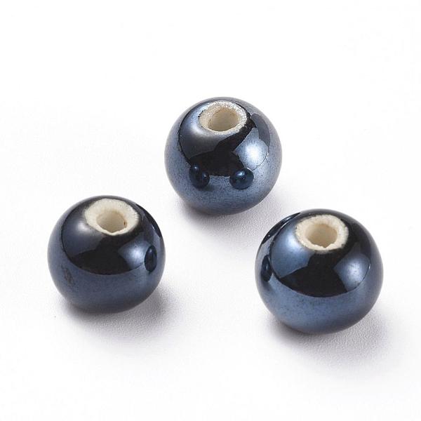 PandaHall Handmade Porcelain Beads, Pearlized, Round, Black, 12mm, Hole: 2~3mm Porcelain Round Black
PandaHall Handmade Porcelain Beads, Pearlized, Round, Black, 12mm, Hole: 2~3mm Porcelain Round Black