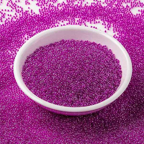 PandaHall MIYUKI Round Rocailles Beads, Japanese Seed Beads, 15/0, (RR209) Fuchsia Lined Crystal, 1.5mm, Hole: 0.7mm, about 5555pcs/10g..., Pink
PandaHall MIYUKI Round Rocailles Beads, Japanese Seed Beads, 15/0, (RR209) Fuchsia Lined Crystal, 1.5mm, Hole: 0.7mm, about 5555pcs/10g..., Pink