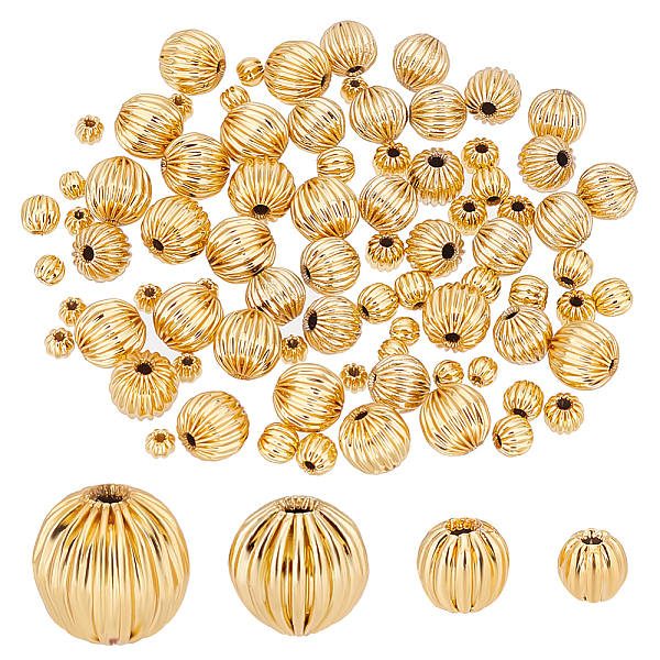 PandaHall PH 80PCS 18k Gold Plated Spacer Beads, 4 Size Grooved Round Beads Spacer Brass Loose Beads Metal Spacers for Bracelet Necklace...
PandaHall PH 80PCS 18k Gold Plated Spacer Beads, 4 Size Grooved Round Beads Spacer Brass Loose Beads Metal Spacers for Bracelet Necklace...