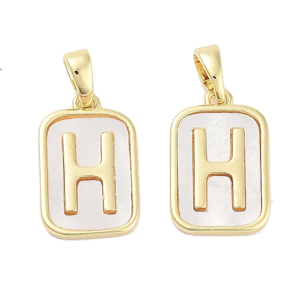 PandaHall Brass Pave Natural Shell Rectangle Pendants, Letter H Charms, Real 18K Gold Plated, 16x10.5x2mm, Hole: 4.5x2mm Shell Rectangle
PandaHall Brass Pave Natural Shell Rectangle Pendants, Letter H Charms, Real 18K Gold Plated, 16x10.5x2mm, Hole: 4.5x2mm Shell Rectangle