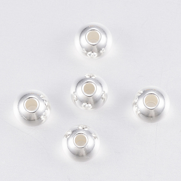 PandaHall 304 Stainless Steel Beads, Round, Silver Color Plated, 5x4.5mm, Hole: 1.5mm 304 Stainless Steel Round
PandaHall 304 Stainless Steel Beads, Round, Silver Color Plated, 5x4.5mm, Hole: 1.5mm 304 Stainless Steel Round