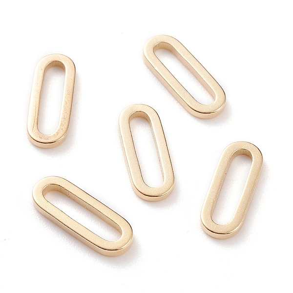 PandaHall Brass Linking Rings, Long-Lasting Plated, Oval, Real 24K Gold Plated, 12x4.5x1mm, Inner Diameter: 9.5x2mm Brass Oval
PandaHall Brass Linking Rings, Long-Lasting Plated, Oval, Real 24K Gold Plated, 12x4.5x1mm, Inner Diameter: 9.5x2mm Brass Oval