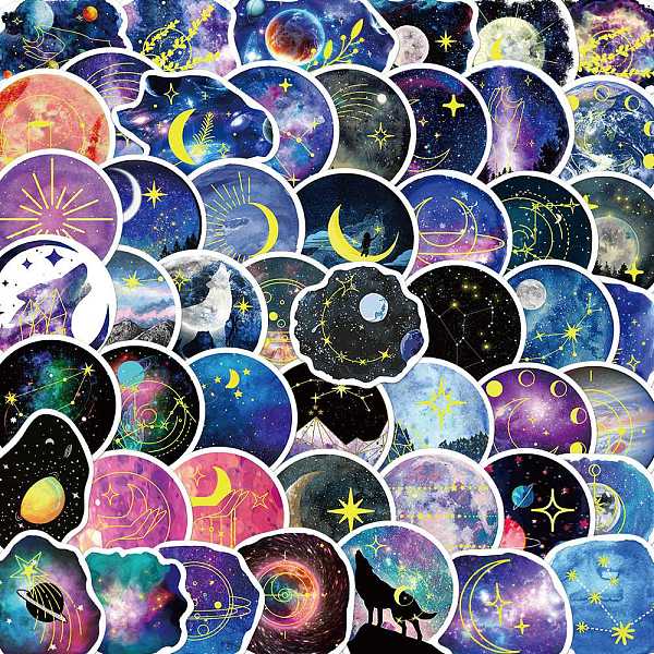 PandaHall Waterproof Sticker Labels, Self-adhesion, for Suitcase, Skateboard, Refrigerator, Helmet, Mobile Phone Shell, Universe Themed...
PandaHall Waterproof Sticker Labels, Self-adhesion, for Suitcase, Skateboard, Refrigerator, Helmet, Mobile Phone Shell, Universe Themed...