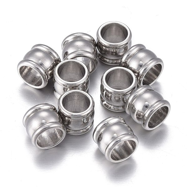 PandaHall 201 Stainless Steel European Beads, Large Hole Beads, Column, Stainless Steel Color, 7x6mm, Hole: 5mm 201 Stainless Steel Column
PandaHall 201 Stainless Steel European Beads, Large Hole Beads, Column, Stainless Steel Color, 7x6mm, Hole: 5mm 201 Stainless Steel Column