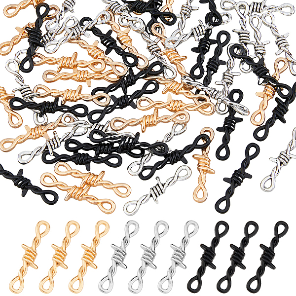 PandaHall DICOSMETIC 60Pcs 3 Colors Zinc Alloy Connector Charms, Knot Links, Mixed Color, 34x10~11x4.5mm, Hole: 4x2.5mm, 20pcs/color Alloy...
PandaHall DICOSMETIC 60Pcs 3 Colors Zinc Alloy Connector Charms, Knot Links, Mixed Color, 34x10~11x4.5mm, Hole: 4x2.5mm, 20pcs/color Alloy...