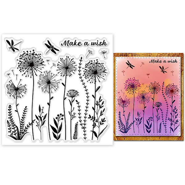 PandaHall GLOBLELAND Dandelion Silhouette Background Clear Stamps Flowers Dragonfly Silicone Clear Stamp Seals for Cards Making DIY...
PandaHall GLOBLELAND Dandelion Silhouette Background Clear Stamps Flowers Dragonfly Silicone Clear Stamp Seals for Cards Making DIY...