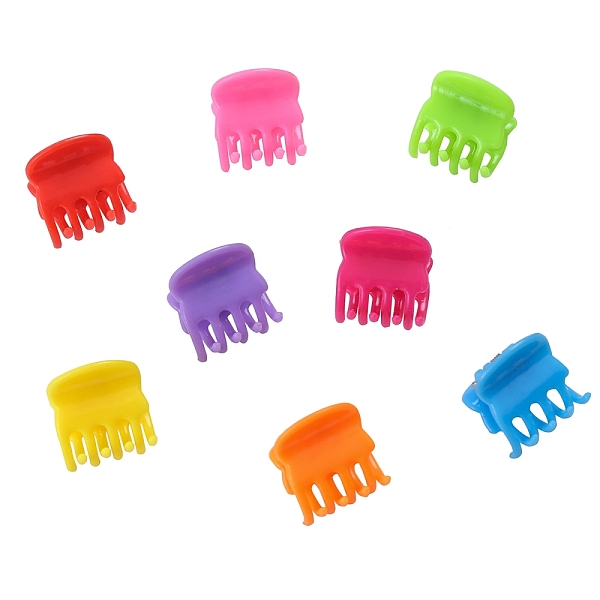 PandaHall Mini Hair Claws Clip, Hair Pin, Hair Bangs for Little Girls, Mixed Color, 20x20x20mm Plastic Multicolor
PandaHall Mini Hair Claws Clip, Hair Pin, Hair Bangs for Little Girls, Mixed Color, 20x20x20mm Plastic Multicolor