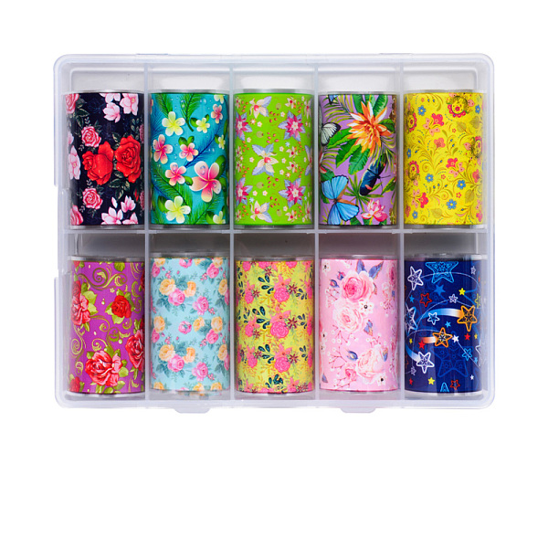 PandaHall Nail Art Transfer Stickers, Nail Decals, DIY Nail Tips Decoration for Women, Flower Pattern, Colorful, 100x4cm, 10sheets/box Paper...
PandaHall Nail Art Transfer Stickers, Nail Decals, DIY Nail Tips Decoration for Women, Flower Pattern, Colorful, 100x4cm, 10sheets/box Paper...
