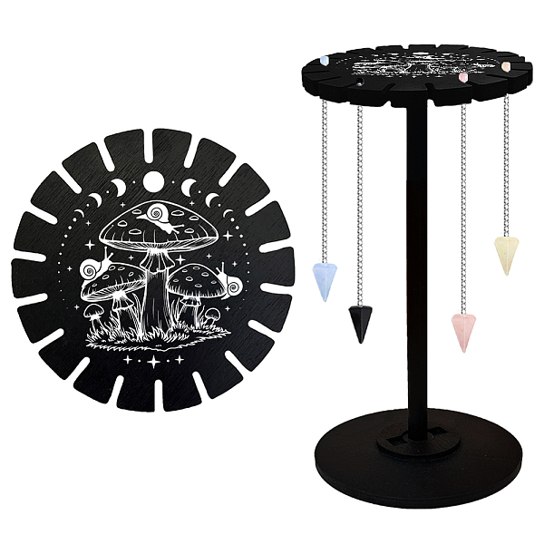 PandaHall CHGCRAFT Mushroom and Snails Pendulum Stand Crystal Display Shelf Wooden Pendulum Holder Black Pendulum Display Rack Witch Stuff...
PandaHall CHGCRAFT Mushroom and Snails Pendulum Stand Crystal Display Shelf Wooden Pendulum Holder Black Pendulum Display Rack Witch Stuff...