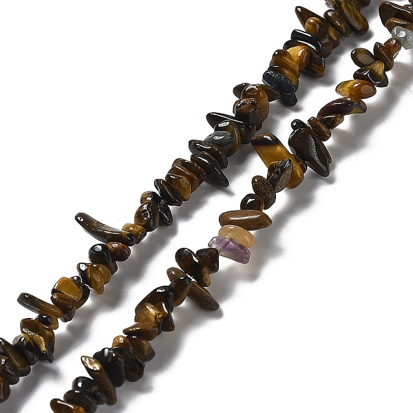 PandaHall Natural Tiger Eye Beads Strands, Chip, 1~5x3~16x3~5mm, Hole: 0.8~0.9mm, 29.92~32.68''(76~83cm) Tiger Eye Chip
PandaHall Natural Tiger Eye Beads Strands, Chip, 1~5x3~16x3~5mm, Hole: 0.8~0.9mm, 29.92~32.68''(76~83cm) Tiger Eye Chip